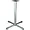LLR 34431 | Lorell Silver Bistro-height X-leg Table Base