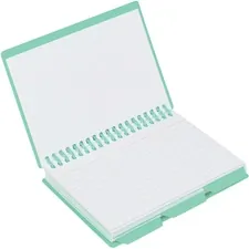 C-line CLI 48750 Spiral Bound Index Card Notebook With Index Tabs - As