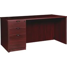 Lorell LLR PD3060LSPMY Prominence 2.0 Mahogany Laminate Boxboxfile Lef