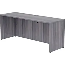 Lorell LLR 69552 Weathered Charcoal Laminate Desking - 72 X 24 X 29.5 