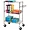 LLR 84859 | Lorell 3-Tier Rolling Carts - 99 lb Capacity