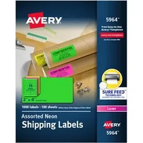 AVE 5964 | Avery Dennison Avery® High Visibility Neon