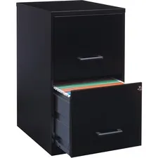 Lorell LLR 14341 Soho 18 2-drawer File Cabinet - 14.3 X 18 X 24.5 - 2 