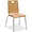 LLR 99864 | Lorell Bentwood Cafe Chair - Steel Frame