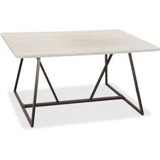 Safco SAF 3019WW Safco Oasis Sitting-height Teaming Table - High Press