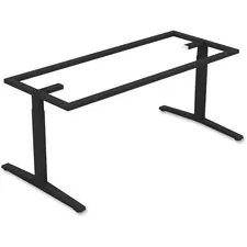 Lorell LLR 59588 Rectangular Conference T-leg Table Base - T-shaped Ba