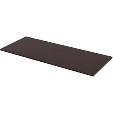 Lorell LLR 34408 Utility Table Top - Espresso Rectangle, Laminated Top