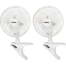 Lorell LLR 44552BD 6 Personal Clip-on Fan - 152.4 Mm Diameter - 2 Spee