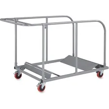 Lorell LLR 65955 Round Planet Table Trolley Cart - Steel - X 32.8 Widt