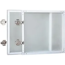 Lorell LLR 59577 Wall-mount Hutch Frosted Glass Door - 0.2 , 36door, 1