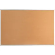 Lorell LLR 19765 Aluminum Frame Cork Board - 36 Height X 48 Width - Co