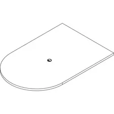 Lorell LLR POC4872MY Prominence 2.0 Half-racetrack Conference Tabletop