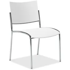 Safco SAF ESC2W Mayline Escalate Series Seating Stackable Chairs - Whi