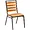 LLR 42685 | Lorell Teak Outdoor Chair - Teak Faux Wood Seat