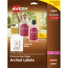 Avery AVE 22809 Averyreg; Arched Labels - Sure Feed - Print-to-the-edg