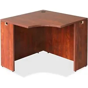 LLR 69871 | Lorell Essentials Series Cherry Laminate Corner