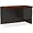 LLR 79154 | Lorell Mahogany Laminate/Charcoal Modular Desk