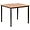 LLR 42684 | Lorell Teak Outdoor Table - Teak Square Top
