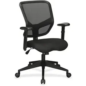 LLR 84565 | Lorell Executive Mesh Mid-Back Chair - Black