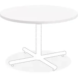 LLR 99856 | Lorell Hospitality White Laminate Round Tabletop