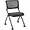 LLR 41846 | Lorell Mesh Back Nesting Chair - Black Fabric