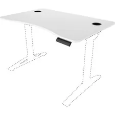 Safco SAF 1982WH Safco Defy Electric Desk Adjustable Tabletop - White 