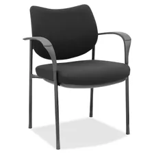 Lorell LLR 60510 Fabric Back Guest Chair - Fabric Seat - Fabric Back -