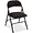 LLR 62532 | Lorell Padded Seat Folding Chairs - Black