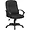 LLR 84552 | Lorell Executive Fabric Mid-Back Chair - Black