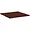 LLR 62586 | Lorell Hospitality Square Tabletop - Mahogany