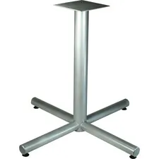 Lorell LLR 61630 Hospitality Collection X-leg Table Base - Metallic Si