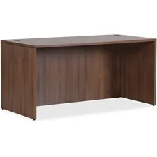 Lorell LLR 69966 Essentials Series Walnut Desk Shell - 1 Top, 70.9 X 3