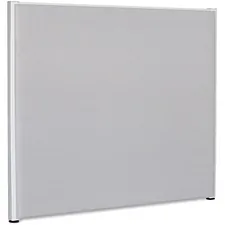 Lorell LLR 90254 Gray Fabric Panels - 72.5 Width X 60 Height - Steel F