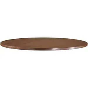 LLR 69989 | Lorell Essentials Series Walnut Laminate Round