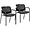 LLR 83112 | Lorell Guest Chairs with Mesh Back - Tubular