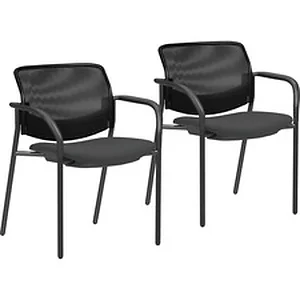 LLR 83112 | Lorell Guest Chairs with Mesh Back - Tubular