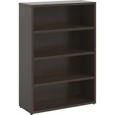 Lorell LLR PBK3448ES Prominence Espresso Laminate Bookcase - 34 X 12 X