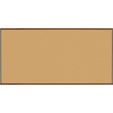 Lorell LLR 60642 Bulletin Board - 96 Height X 48 Width - Natural Cork 