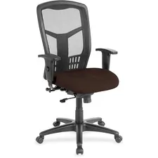 Lorell LLR 86205105 Executive Chair - High Back - Nightfall - Vinyl, F