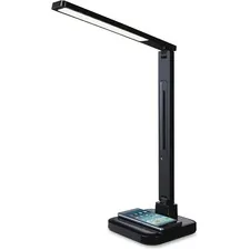 Lorell LLR 99767 Smart Led Desk Lamp - Led - Black - Desk Mountable - 