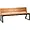 LLR 42690 | Lorell Teak Outdoor Bench With Backrest - Teak