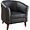 LLR 82098 | Lorell Leather Club Chair - Four-legged Base