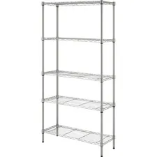 Lorell LLR 70062 Light-duty Wire Shelving - 5 Tier(s) - 72 Height X 36