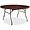 LLR 65763 | Lorell Mahogany Round Banquet Table - Mahogany