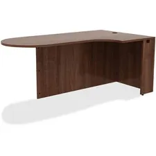 Lorell LLR 34402 Essentials Right Peninsula Desk Box 1 Of 2 - 72 X 42 