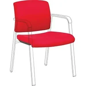 LLR 30949 | Lorell Stackable Chair Upholstered Back/Seat