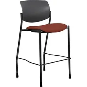 LLR 83119A203 | Lorell Fabric Seat Contemporary Stool