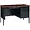 LLR 66948 | Lorell Fortress Series Walnut Laminate Top Desk