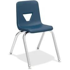 Lorell LLR 99887 16 Seat-height Stacking Student Chairs - Four-legged 