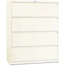 Lorell LLR 22957 42 Lateral File - 4-drawer - 42 X 52.5 X 15.3 Ft - 4 